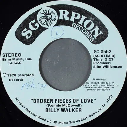 Billy Walker - You're a Violin that never has been played
