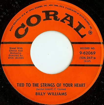 Billy Williams - Nola / Tied To The Strings Of Your Heart