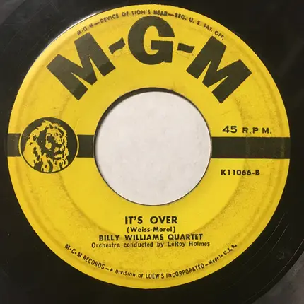 Billy Williams Quartet - (It's No) Sin / It's Over