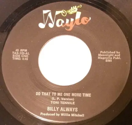 Billy Always - Do That To Me One More Time