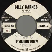 Billy Barnes - If You But Knew