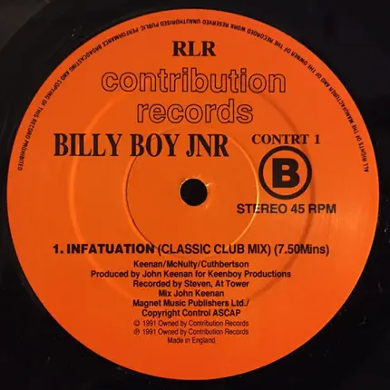 Billy Boy Jnr - Infatuation