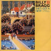 7inch Vinyl Single - Billy Bragg - She's Got A New Spell - white Vinyl