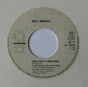 7inch Vinyl Single - Billy Bragg - She's Got A New Spell - white Vinyl