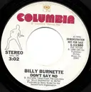 7inch Vinyl Single - Billy Burnette - Don't Say No