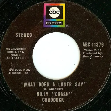 Billy 'Crash' Craddock - 'Till The Water Stops Runnin'