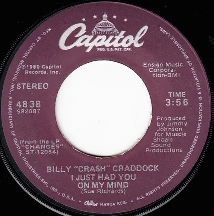 Billy 'Crash' Craddock - You Just Want To Be Mine