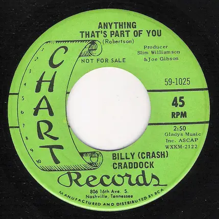 Billy 'Crash' Craddock - Your Love Is What Is