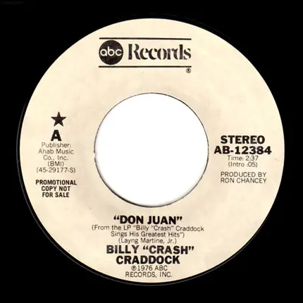 Billy 'Crash' Craddock - Don Juan