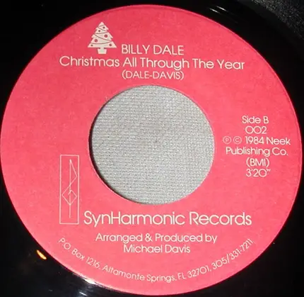 Billy Dale - Sunshine For Christmas