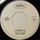 7inch Vinyl Single - Billy Dean - It's What I Do - Jukebox