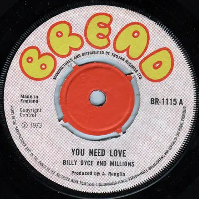Billy Dice And The Millions - You Need Love