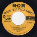 7inch Vinyl Single - Billy Eckstine - A Man Doesn't Know / Careless Lips - Promo Copy