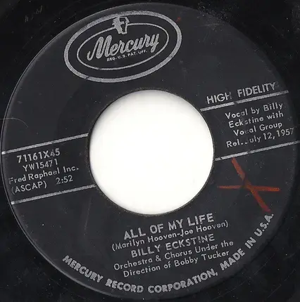 Billy Eckstine - All Of My Life