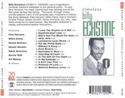 CD - Billy Eckstine - Timeless