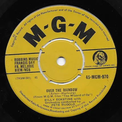 Billy Eckstine - Bring Back The Thrill / Over the rainbow
