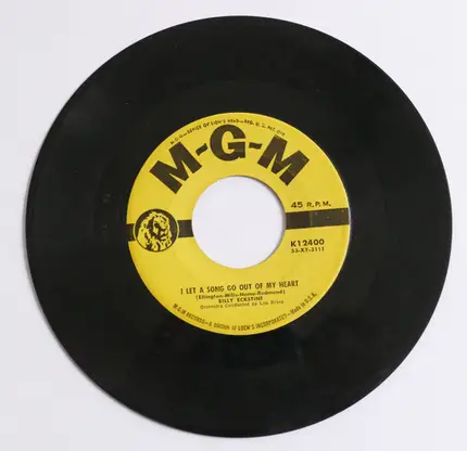 Billy Eckstine - I Thought I'd Seen Everything / I Let A Song Go Out Of A Heart