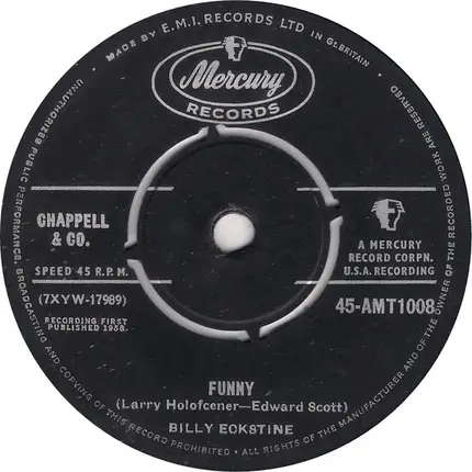 Billy Eckstine - Prisoner Of Love