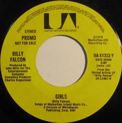 Billy Falcon - Girls