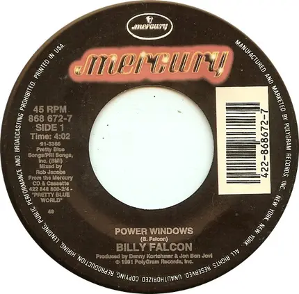Billy Falcon - Power Windows