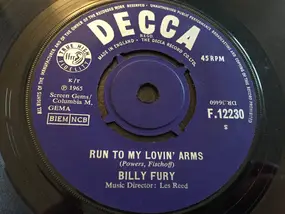 Billy Fury - Run To My Lovin' Arms