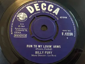 Billy Fury - Run To My Lovin' Arms