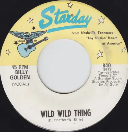 Billy Golden - Born Loser / Wild Wild Thing