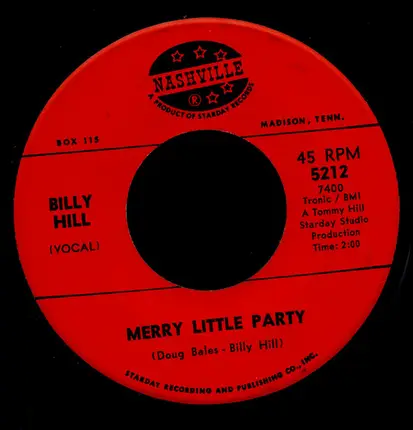 Billy Hill - Merry Little Party