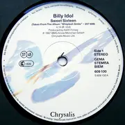 12inch Vinyl Single - Billy Idol - Sweet Sixteen