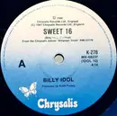 7inch Vinyl Single - Billy Idol - Sweet Sixteen
