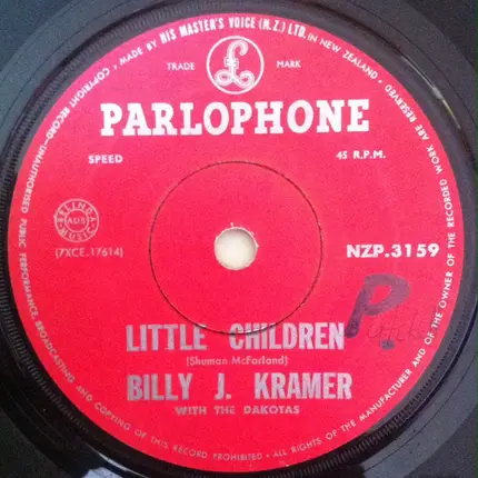 Billy J. Kramer & The Dakotas - Little Children / They Remind Me Of You