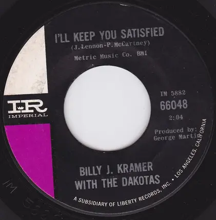 Billy J. Kramer & The Dakotas - I'll Keep You Satisfied