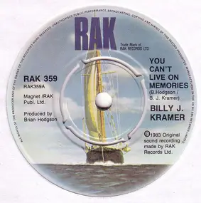 Billy J. Kramer - You Can't Live On Memories