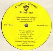 LP - Billy James Hargis And His The All American Kids - 'An Evening Of Praise'