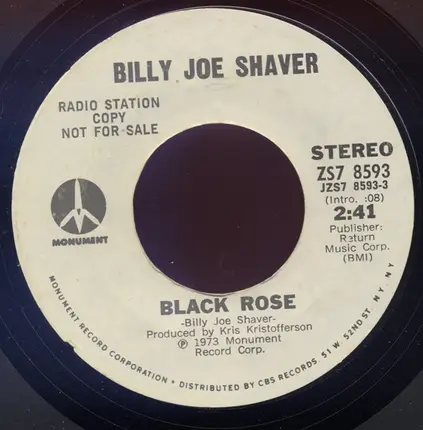 Billy Joe Shaver - Black Rose