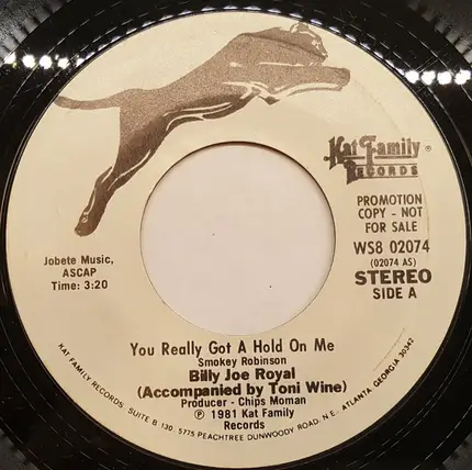 Billy Joe Royal Accompanied By Toni Wine - You Really Got A Hold On Me