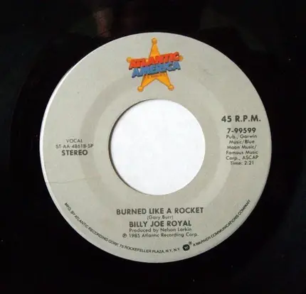 Billy Joe Royal - Burns Like A Rocket