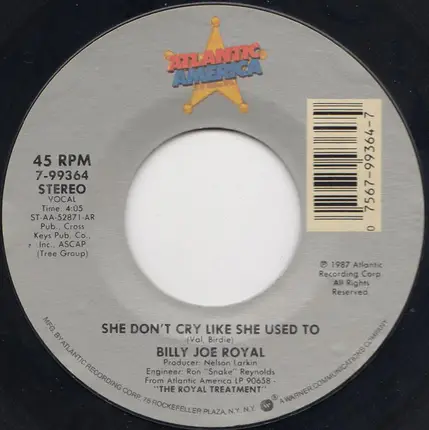 Billy Joe Royal - Out Of Sight And On My Mind