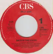 7inch Vinyl Single - Billy Joel - Back In The U.S.S.R.