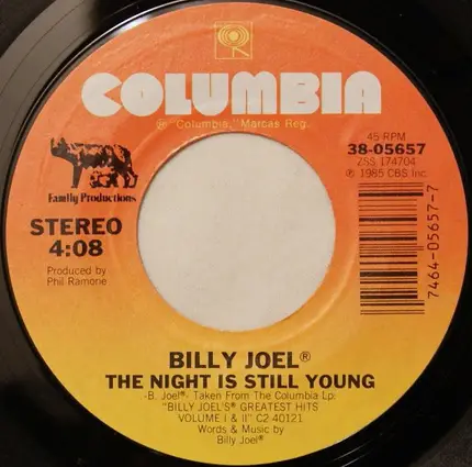Billy Joel - The Night Is Still Young