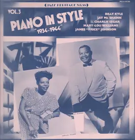 Billy Kyle - Piano in Style Vol. 3 '1934-1944'