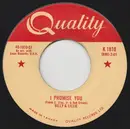 7inch Vinyl Single - Billy & Lillie - I Promise You / Lucky Ladybug - Company Sleeve