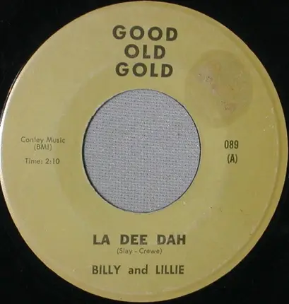 Billy & Lillie - La Dee Dah / Luck Ladybug