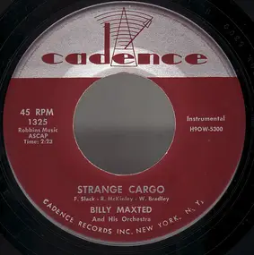 Billy Maxted And His Orchestra - Strange Cargo / Two Finger Blues