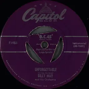 Billy May - Unforgettable / Silver And Gold