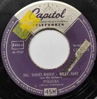 Billy May And His Orchestra - Diane / Perfidia