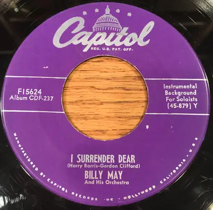 Billy May And His Orchestra - Sunset And Vine Blues
