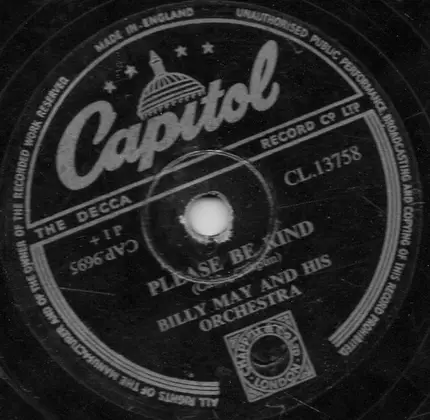 Billy May And His Orchestra - Please Be Kind / When Your Lover Has Gone