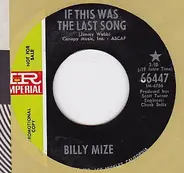 Billy Mize - If This Was The Last Song
