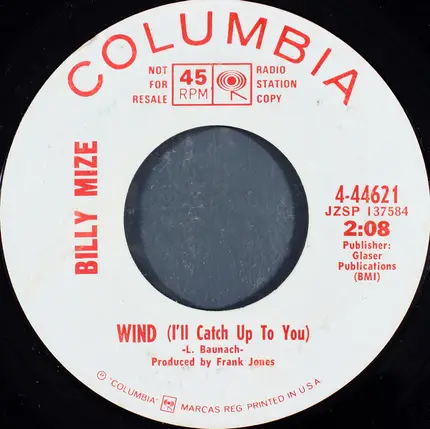 Billy Mize - Walking Through The Memories Of My Mind